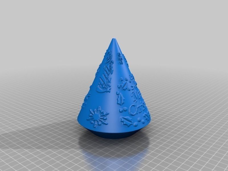 Christmas Tree Lamp Free 3D print model_1
