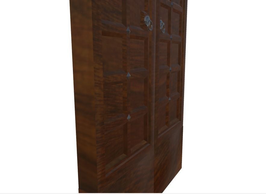 Medieval Doors 3D model_3
