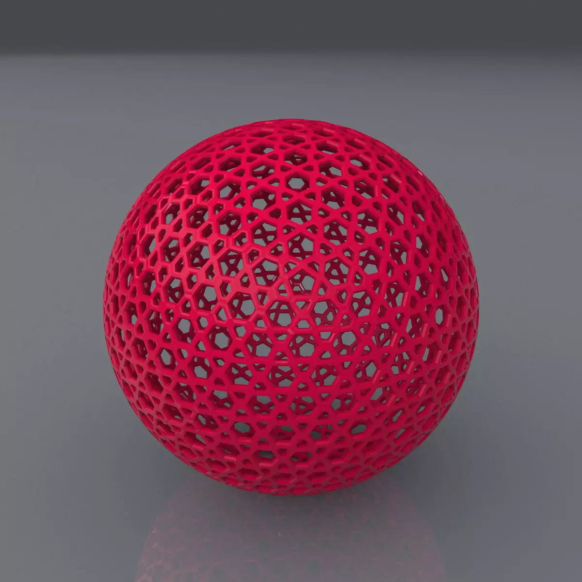 Perforated Globe Hexagonal Star Shape 3D Printing Model 3D print model