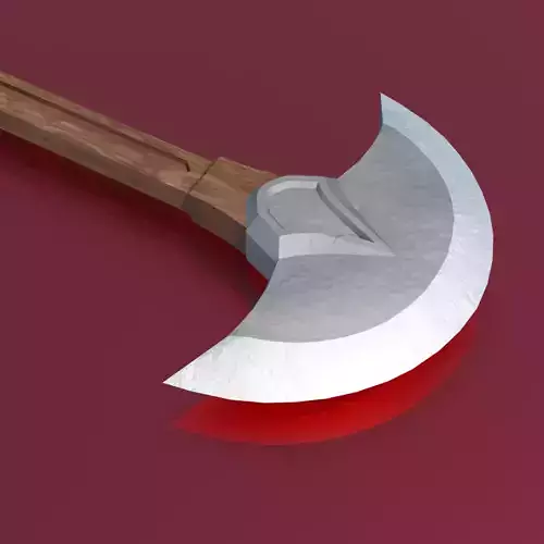 Pendulum Axe Blade Low-poly 3D model