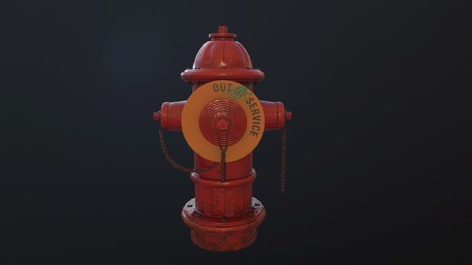 Fire hydrant Free low-poly 3D model