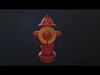 Fire hydrant Free low-poly 3D model_1