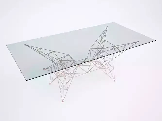 TOM DIXON PYLON DINING TABLE