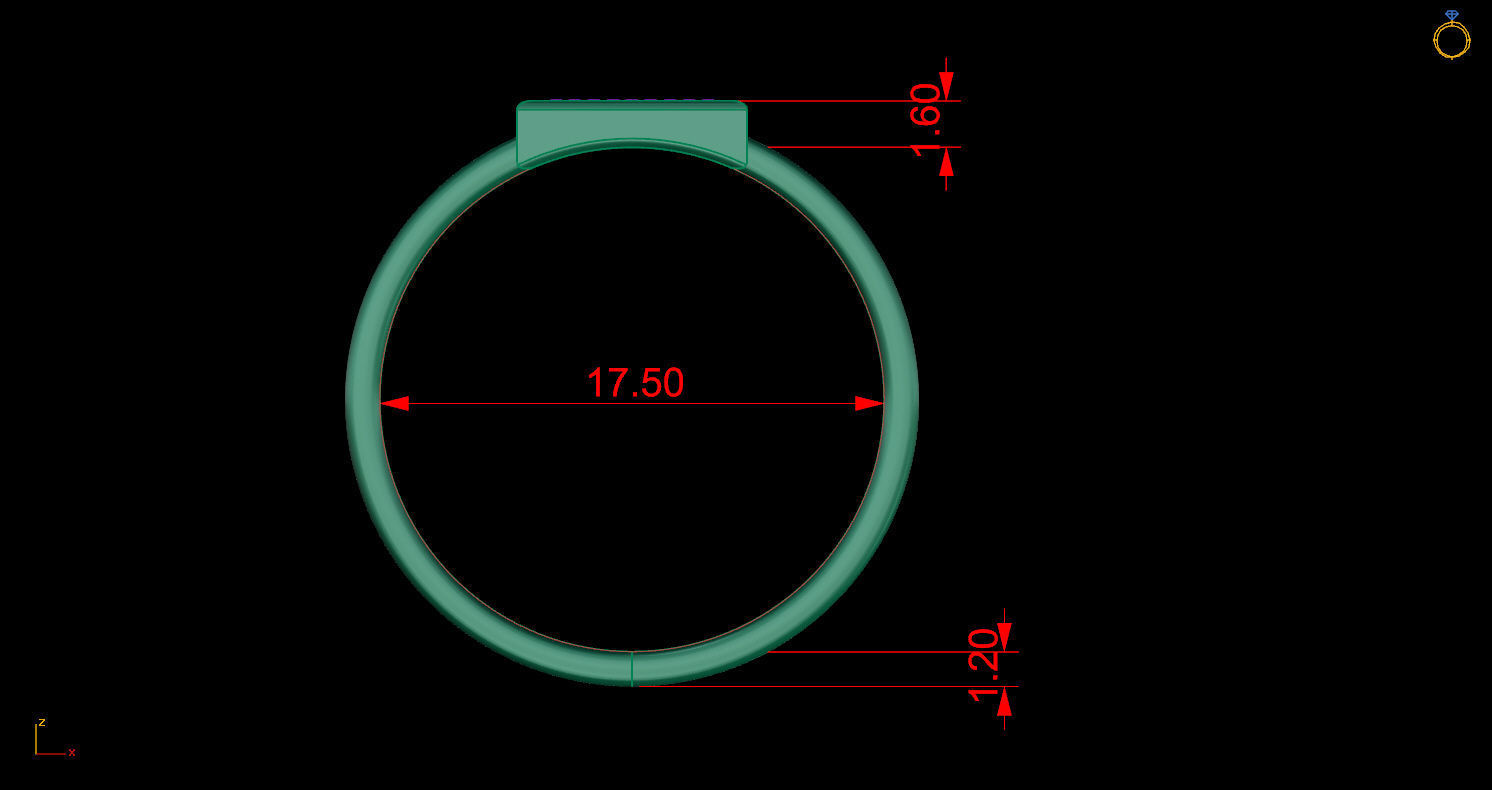 Ring 94b 3D print model_8