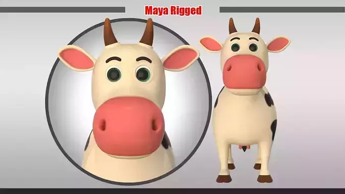 Cartoon Cow V2