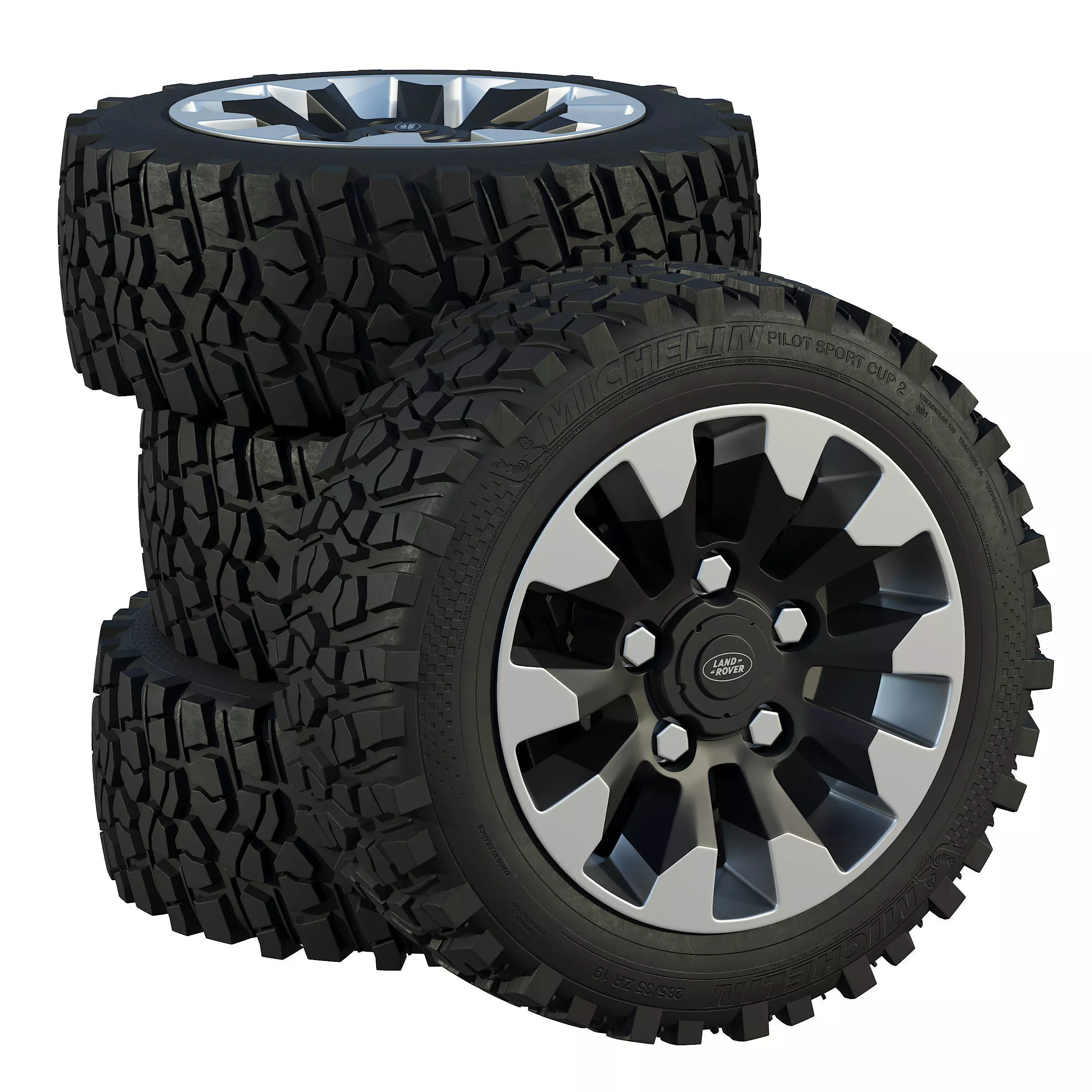 Defender Rims 3d Model Land Rover Defender wheels 3D model | CGTrader