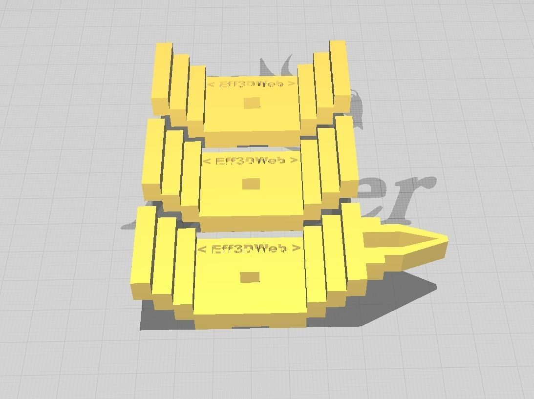 Modular Nigiri Crayfish with Seaweed Sushi 3D print model_6