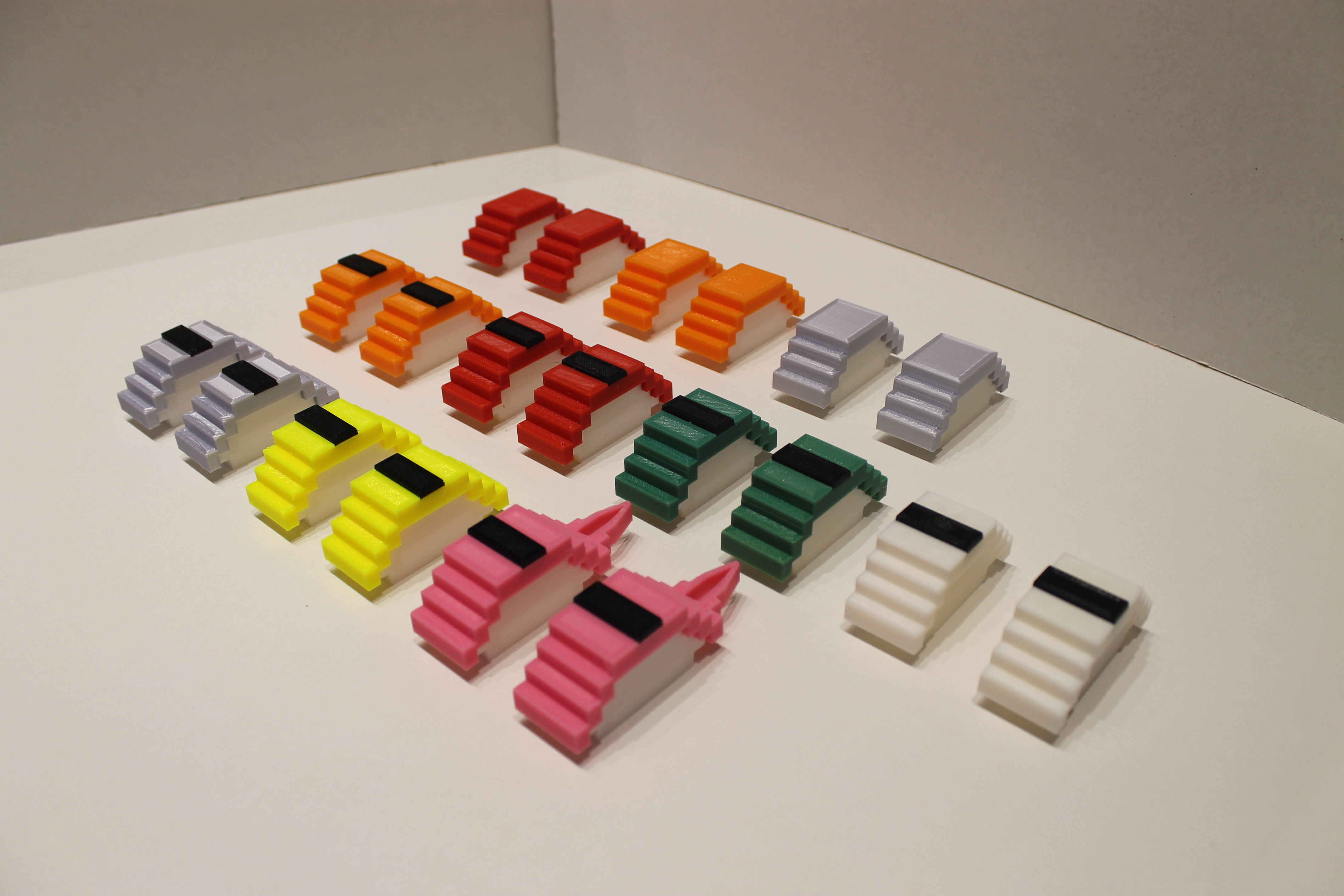 Modular Nigiri Crayfish with Seaweed Sushi 3D print model_9