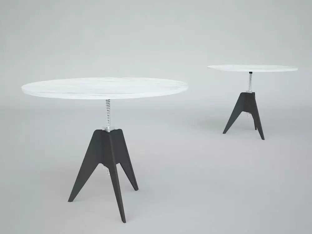 TOM DIXON SCREW TABLE LARGE 3D model_0