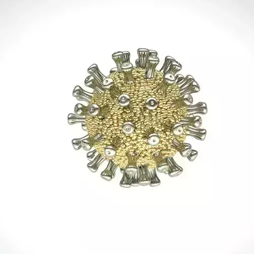 COVID 19 corona virus  PENDANT OR NECKLACE