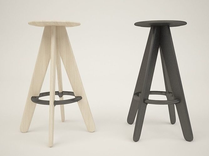 TOM DIXON SLAB STOOL Free 3D model