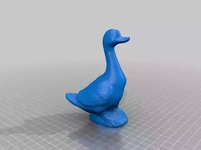 Duck Sculpture 3D Scan Free 3D print model