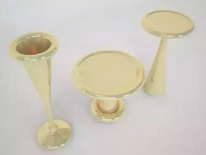 TOM DIXON SPUN TABLE SET 3D model