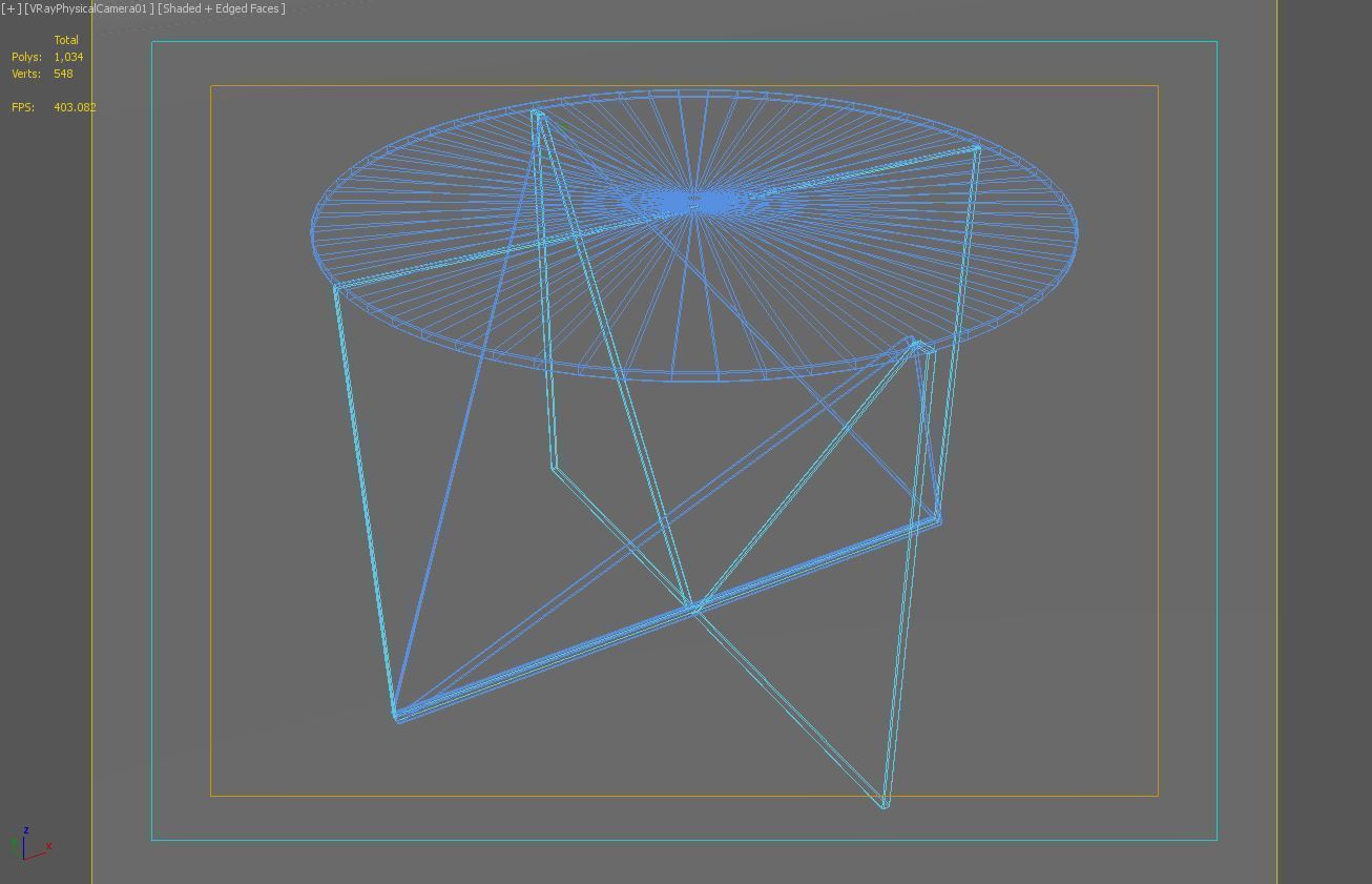 TOM DIXON TRACE COFFEE TABLE 3D model_4
