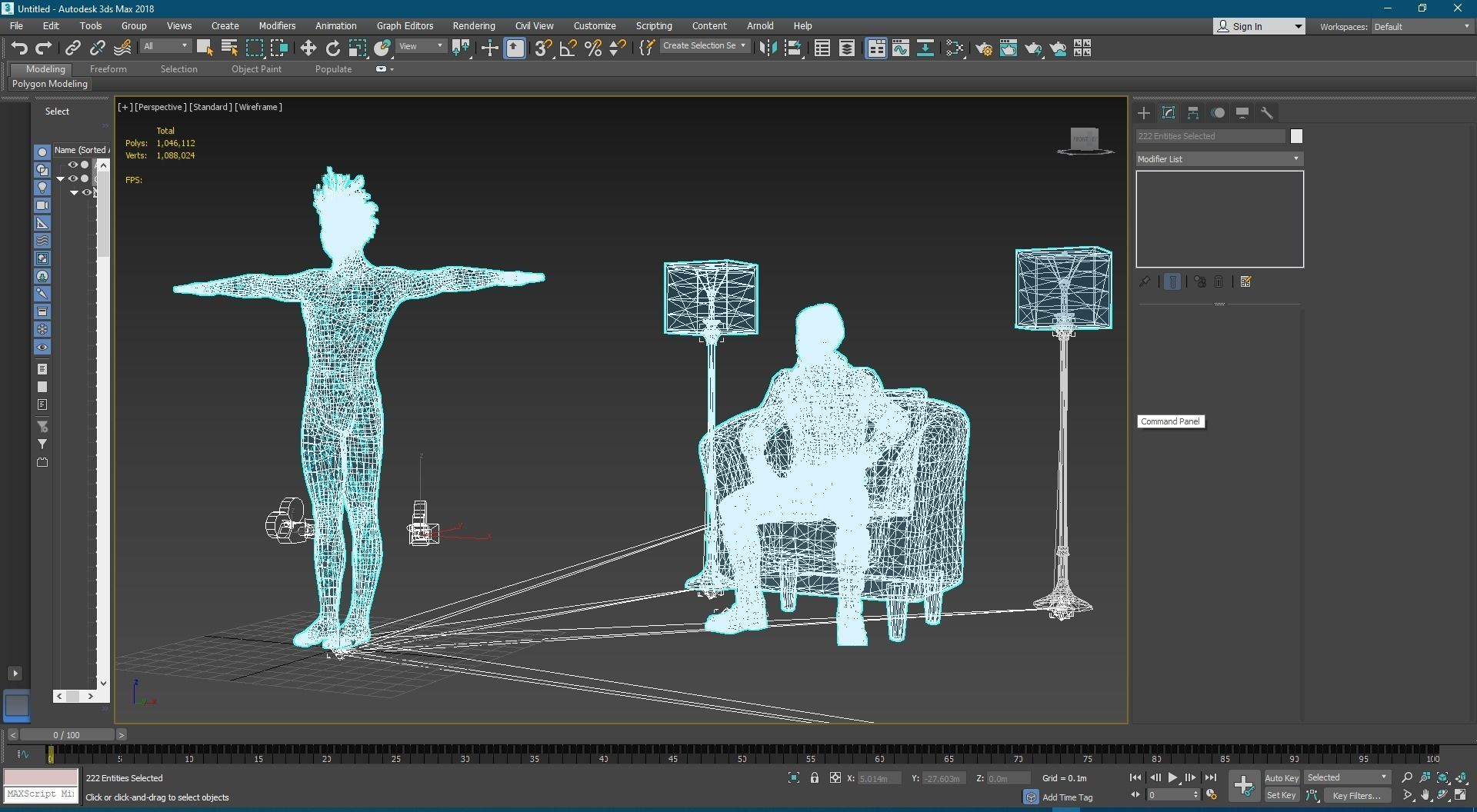 johnny depp 2 3D model Ready for animation with animation 3D model_12