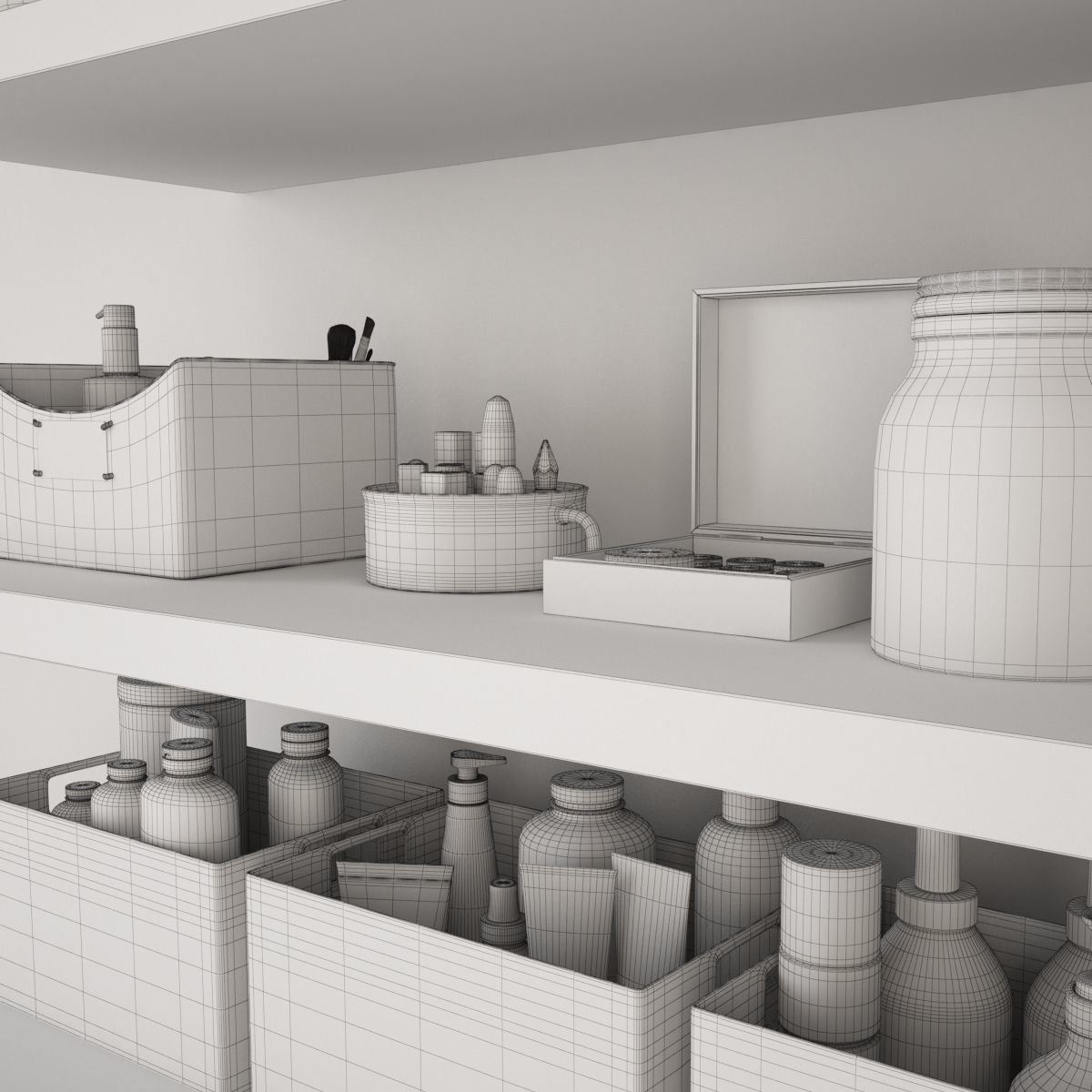 Decor Set 01 3D model_5