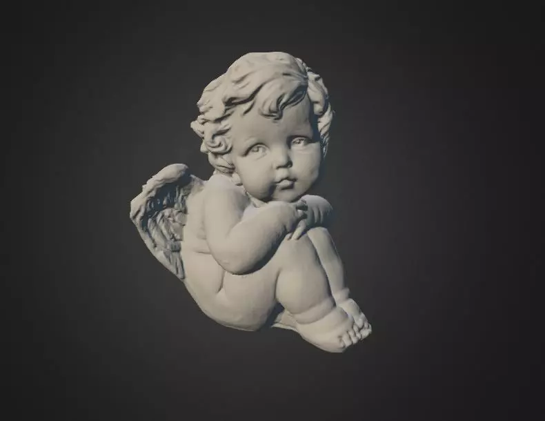 Angel Statue Sculpture 3D Scan Free 3D print model_0
