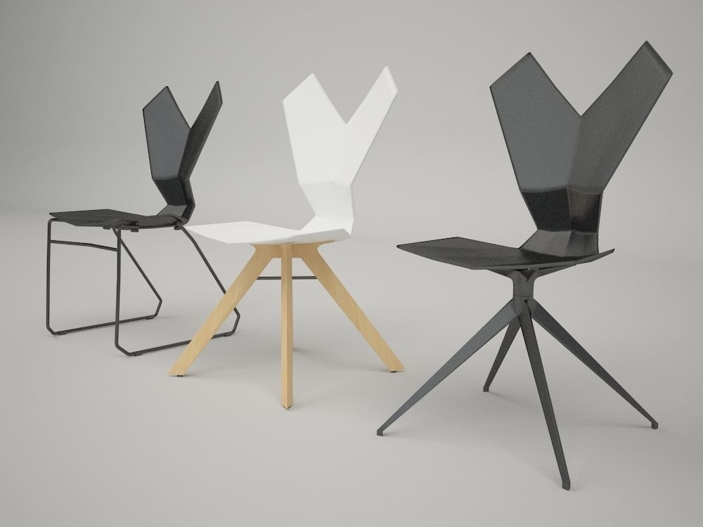 TOM DIXON Y CHAIRS 3D model_3