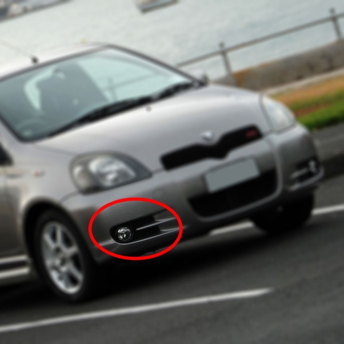 Toyota VITZ Yaris RS 1999-2005 cover fog lamp 3D print model_11