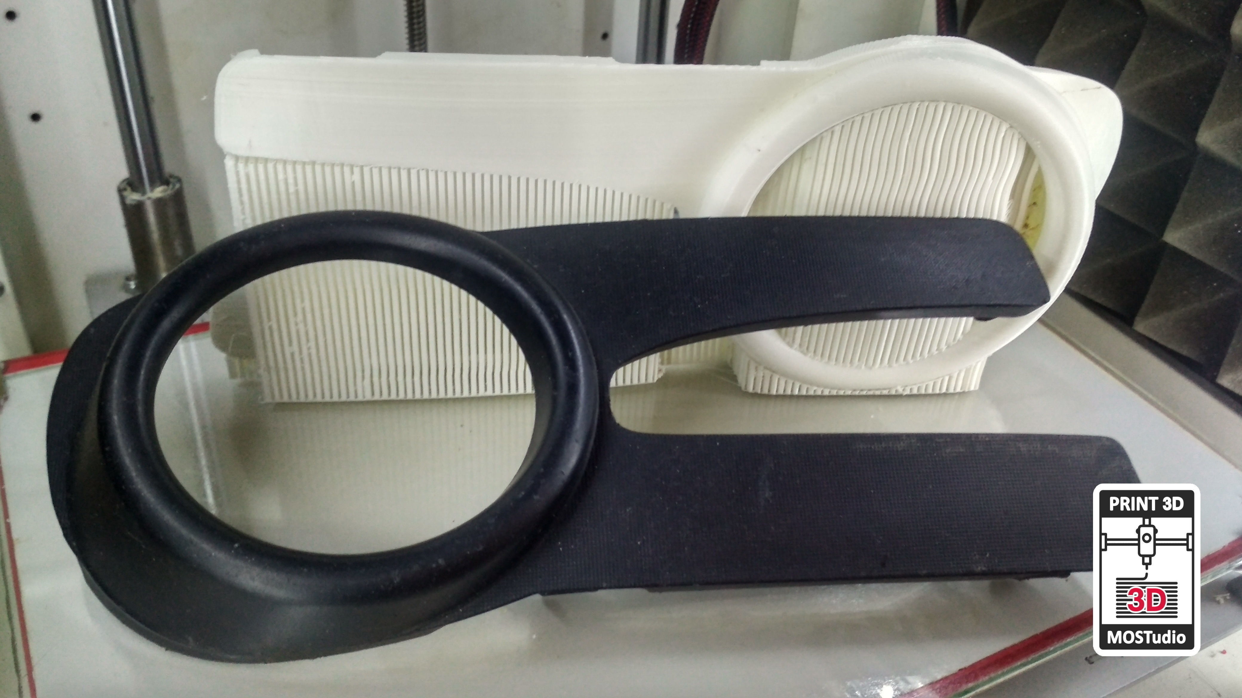 Toyota VITZ Yaris RS 1999-2005 cover fog lamp 3D print model_15