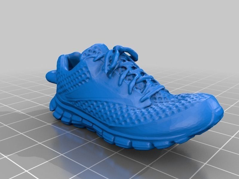 Reebok Realflex 3D Scan And Keychain Free 3D print model_3