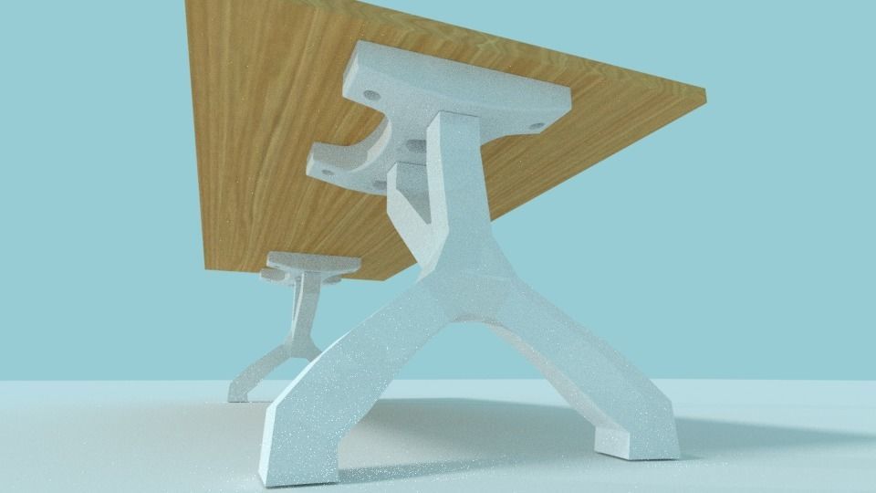 Bed table - Table de lit - Mesa de cama 3D print model_6