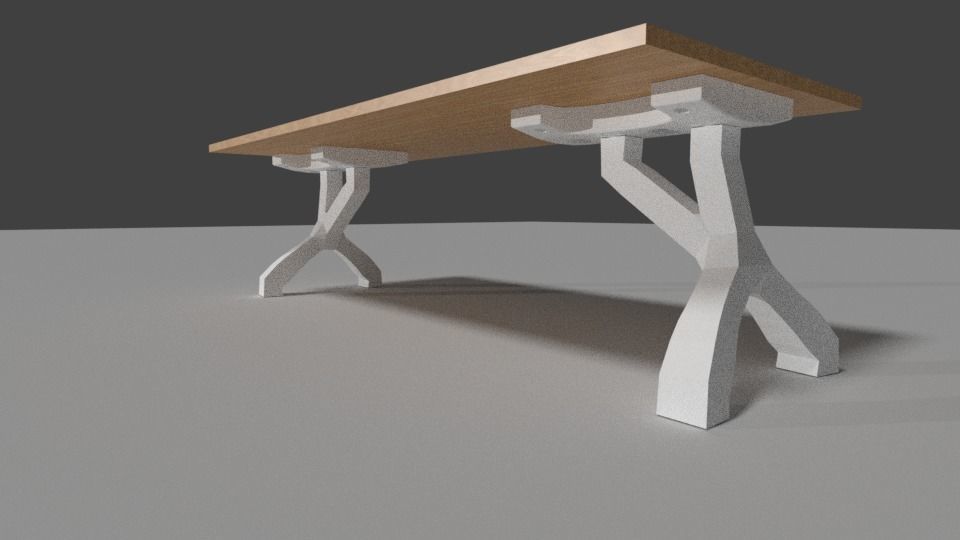 Bed table - Table de lit - Mesa de cama 3D print model_5