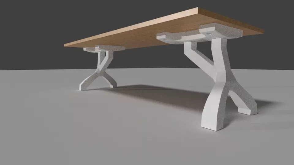 Bed table - Table de lit - Mesa de cama 3D print model_0