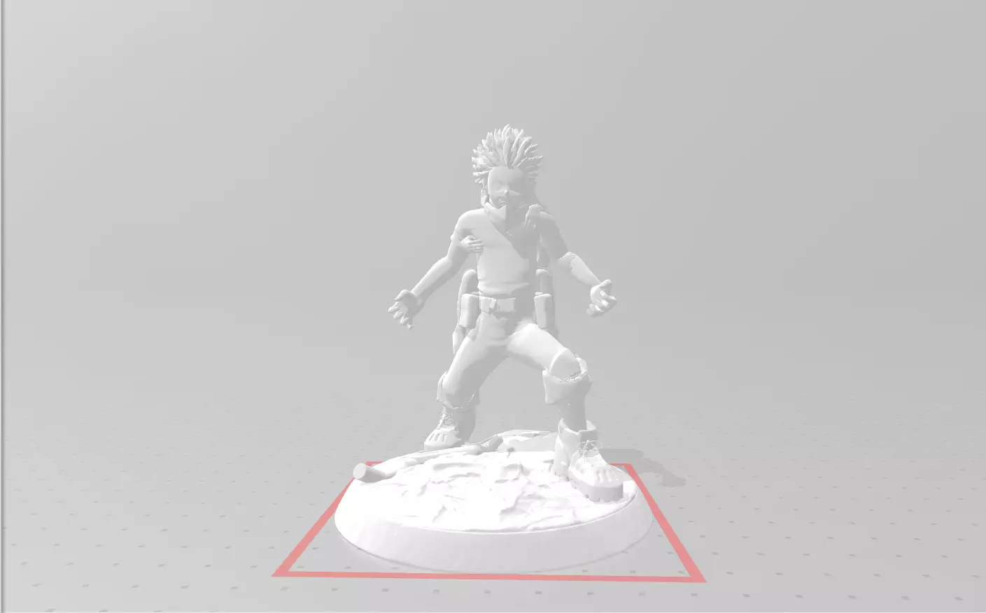 deku with eri my hero academia 3D model_0