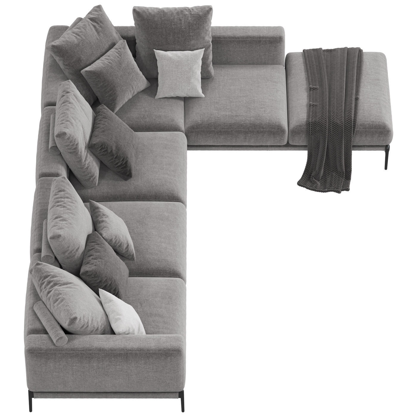 Sofa Flexform Romeo 3D model_1