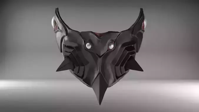 Bio Armor III Custom Mask Fan Art 3D print model