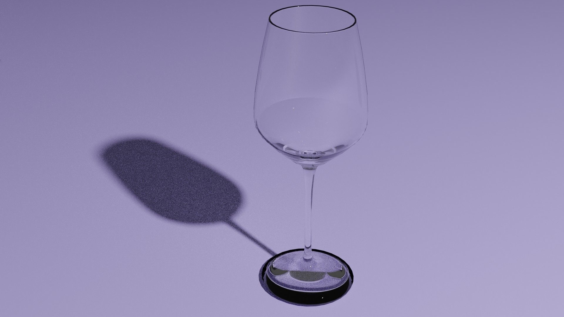 glass set clear Low-poly 3D model_6