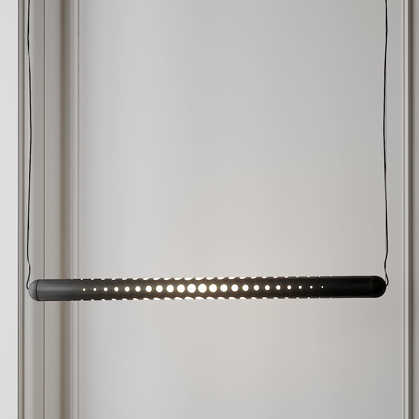 Tom Dixon Tube TD TP01BLKEU Black 3D model_1