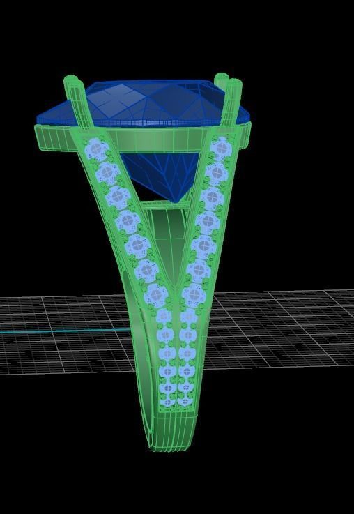 Ring pl8 3D print model_8