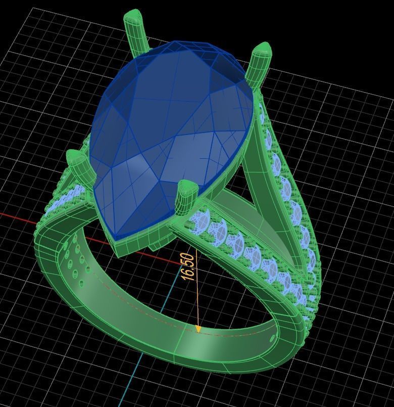 Ring pl8 3D print model_6
