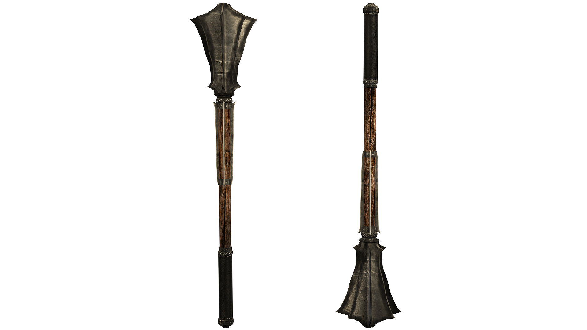 Mace elder scrolls iii wand Low-poly 3D model_1