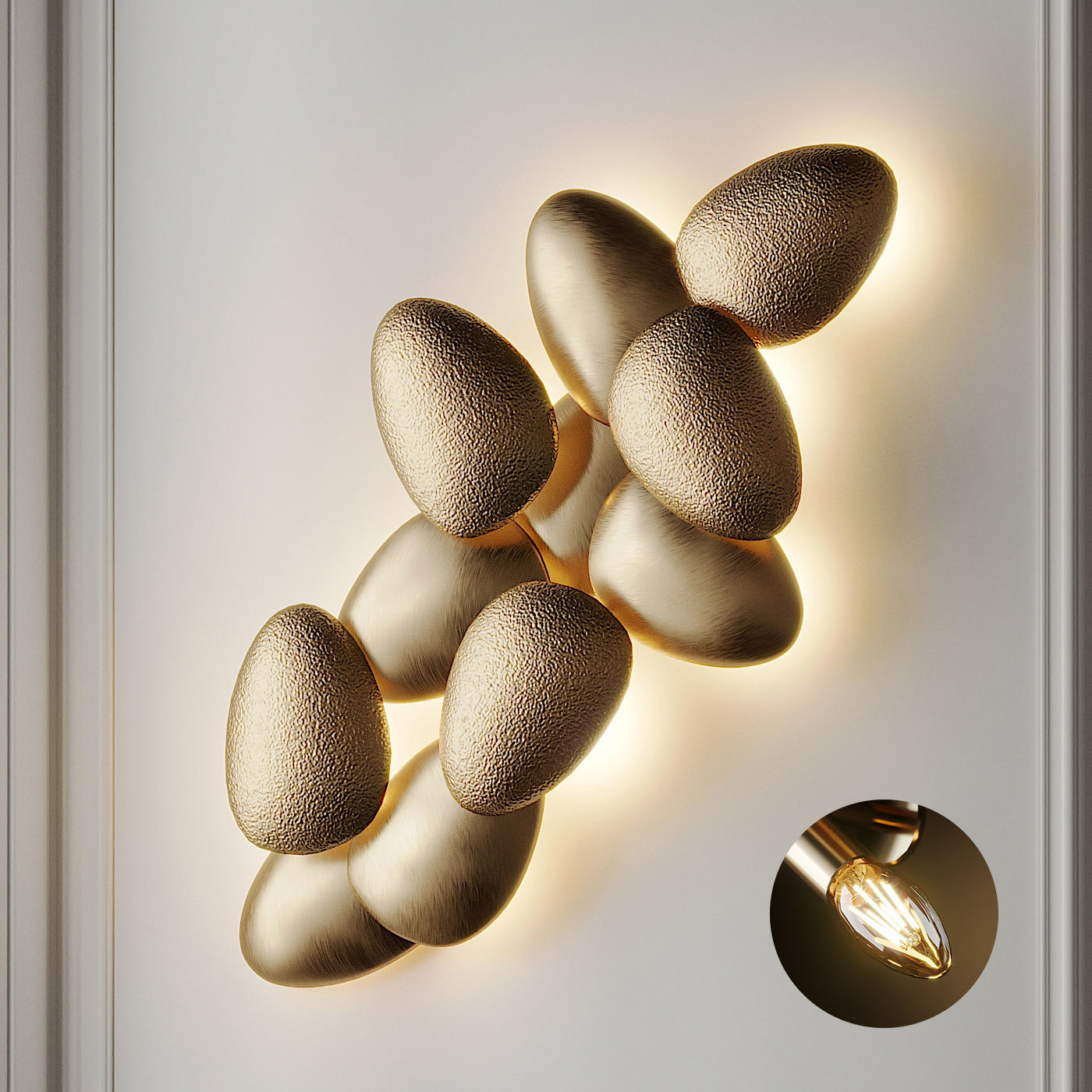 Conor Elegant Wall Sconce by Jainsons Emporio 3D model_2