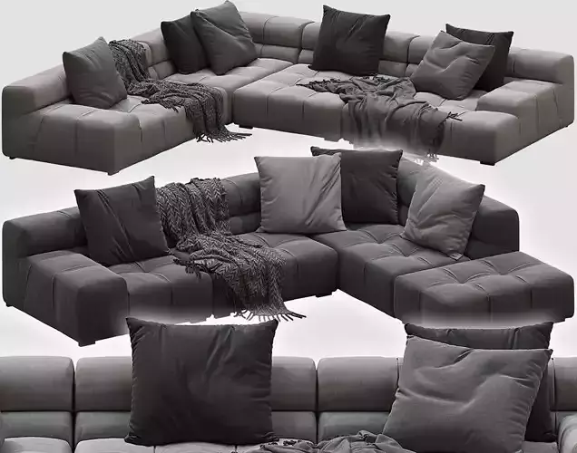 Tufty-Time Sofa 3D model