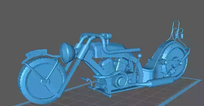 Motorcycle Custom 1 to 24 scale
