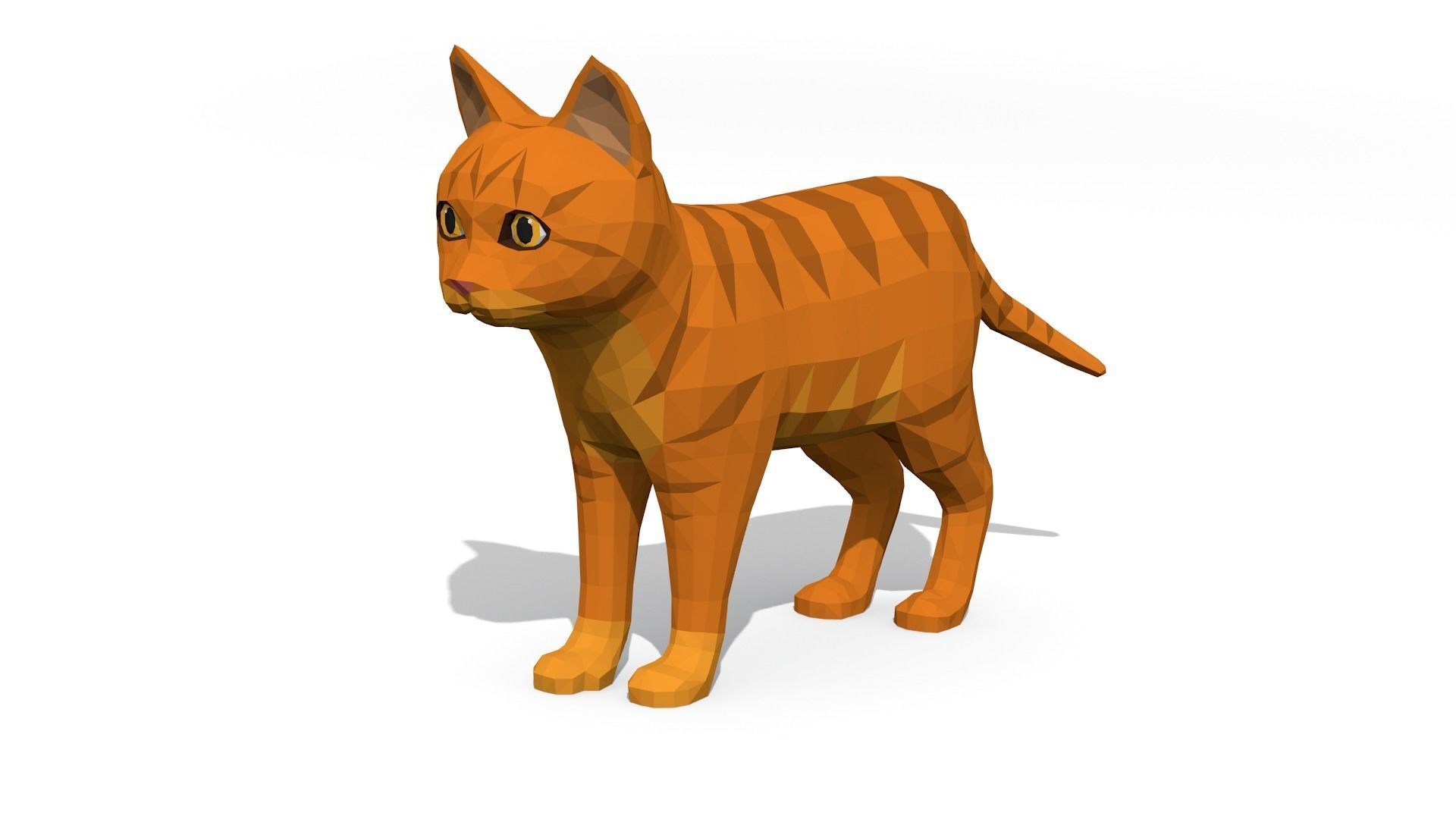 LowPoly Kittens Pack Low-poly 3D model_5