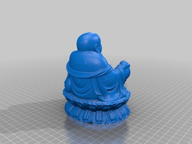 Buddha Sculpture 3D Scan Free 3D print model_1