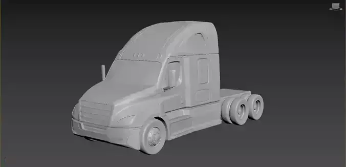 Freightliner Cascadia on a small scale