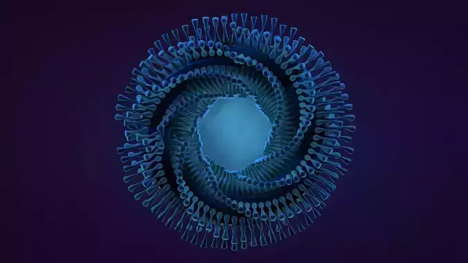 Abstract Animation 3D model