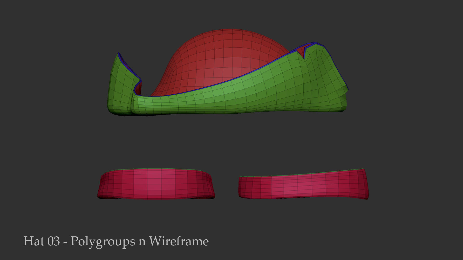 05 Pirate Hat Pack - Asset - With a Bonus  Low-poly 3D model_10