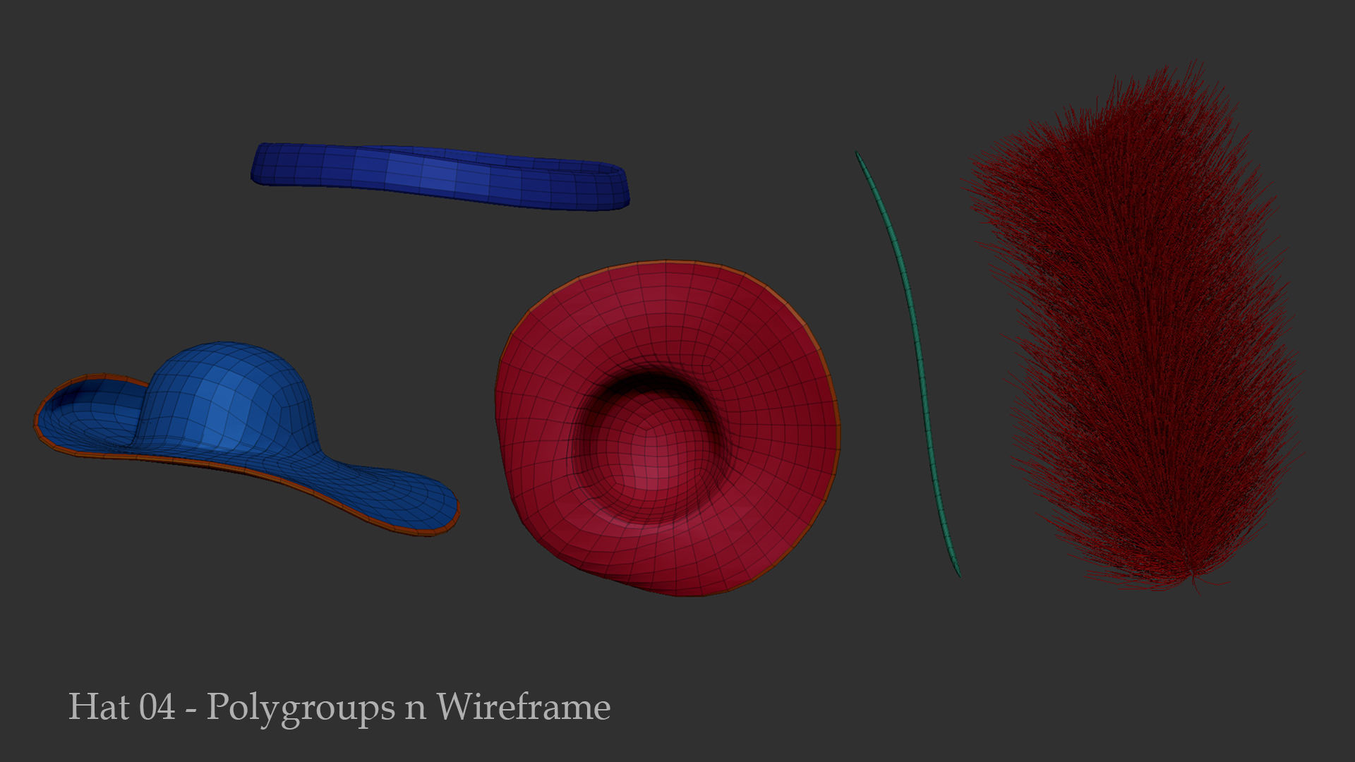 05 Pirate Hat Pack - Asset - With a Bonus  Low-poly 3D model_11