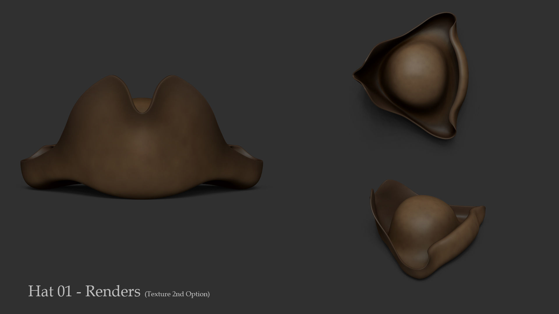 05 Pirate Hat Pack - Asset - With a Bonus  Low-poly 3D model_2