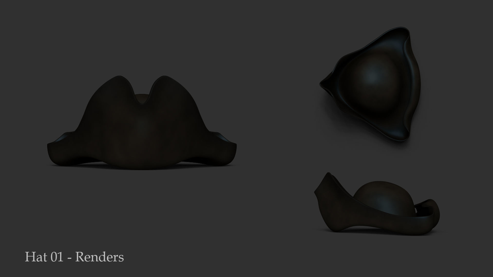 05 Pirate Hat Pack - Asset - With a Bonus  Low-poly 3D model_1