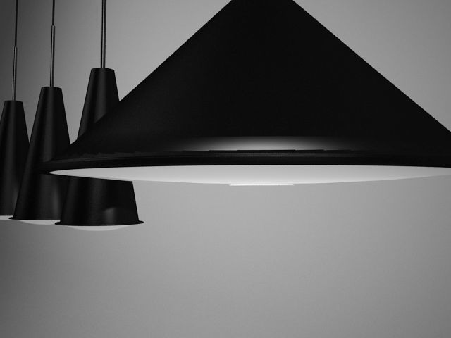 TOM DIXON CONE PENDANT LIGHT 3D model_5