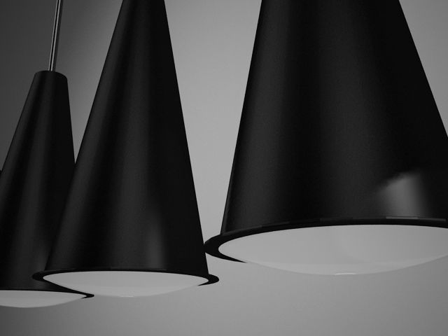 TOM DIXON CONE PENDANT LIGHT 3D model_3