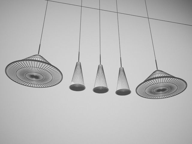 TOM DIXON CONE PENDANT LIGHT 3D model_4